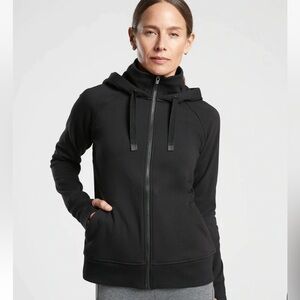 Athleta Triumph Hoodie Jacket Black size XL